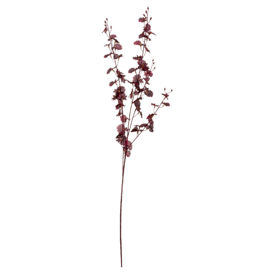 Deep Burgundy Faux Orchid Spray - PLAINLY DOES IT