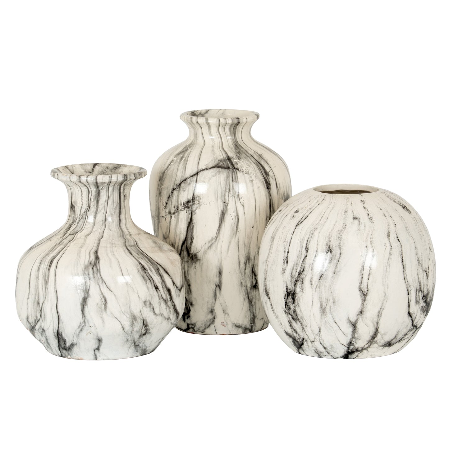 Marble Pudding Vase