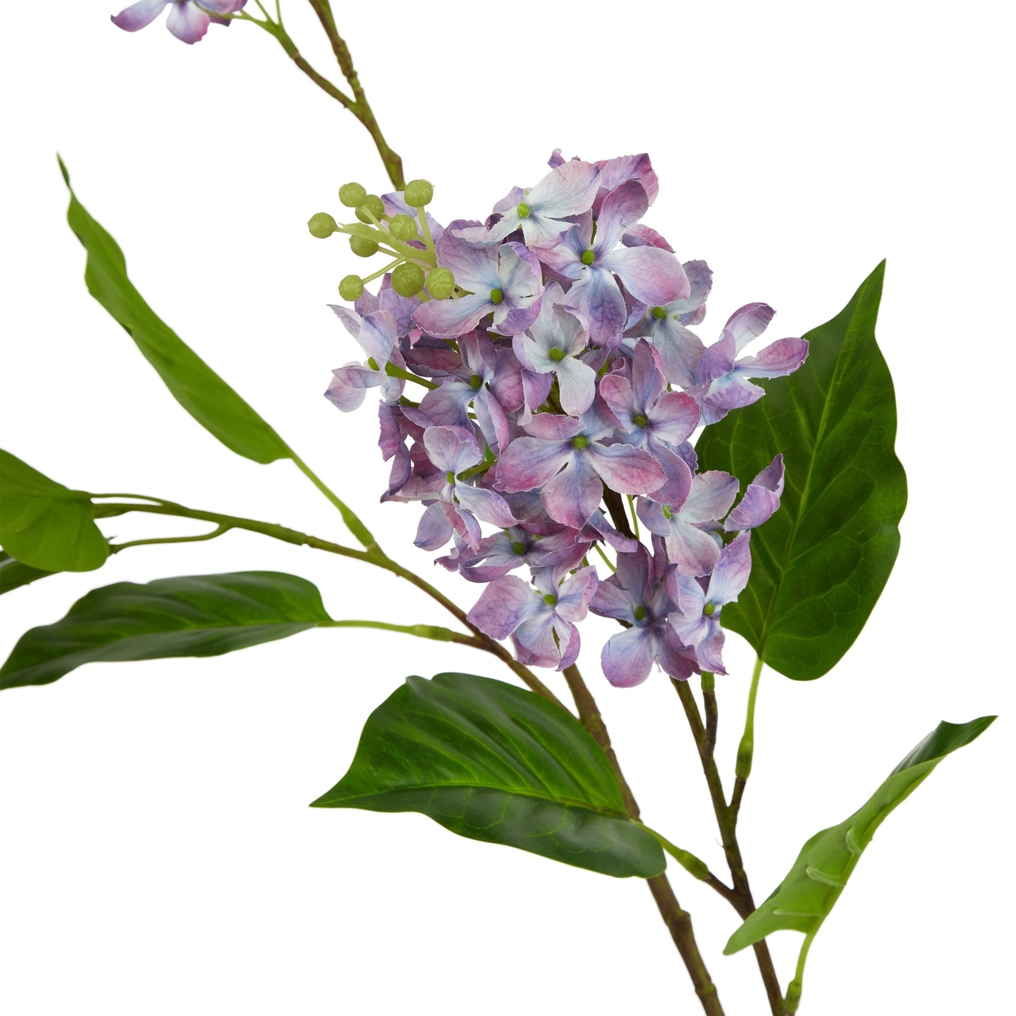 Purple Faux Lilac Stem, 75cm