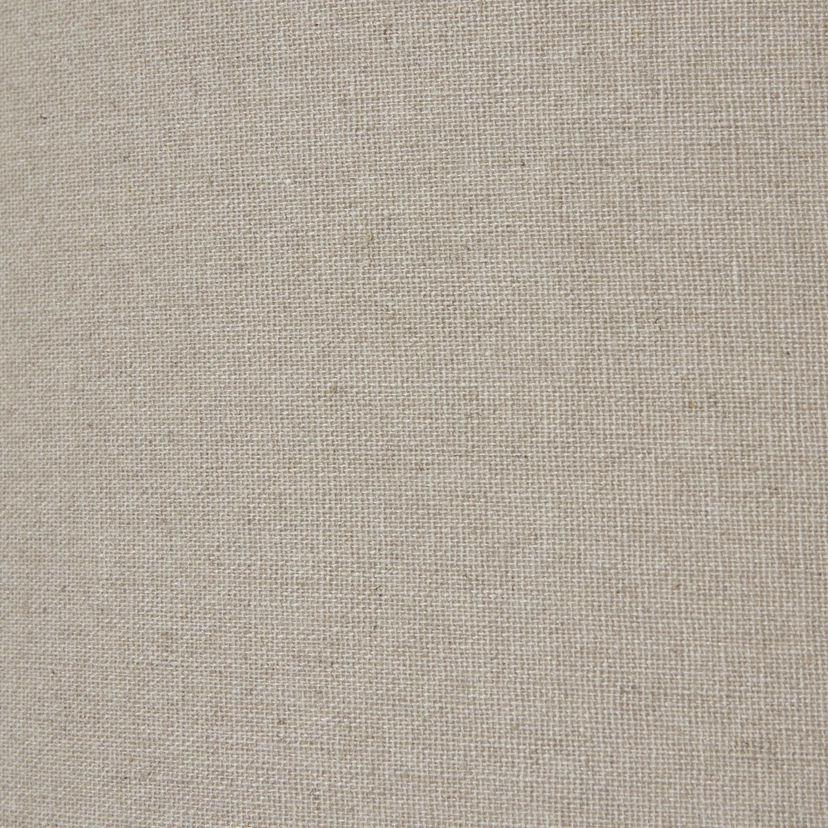 Squat White Beaded Ceramic Lamp With Linen Shade