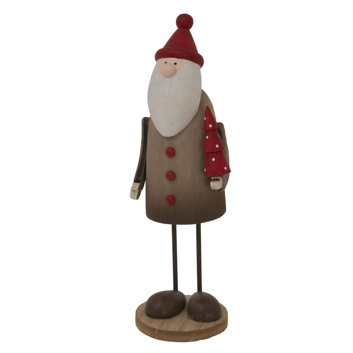 Large Rustic Tall Santa - PLAINLY DOES IT