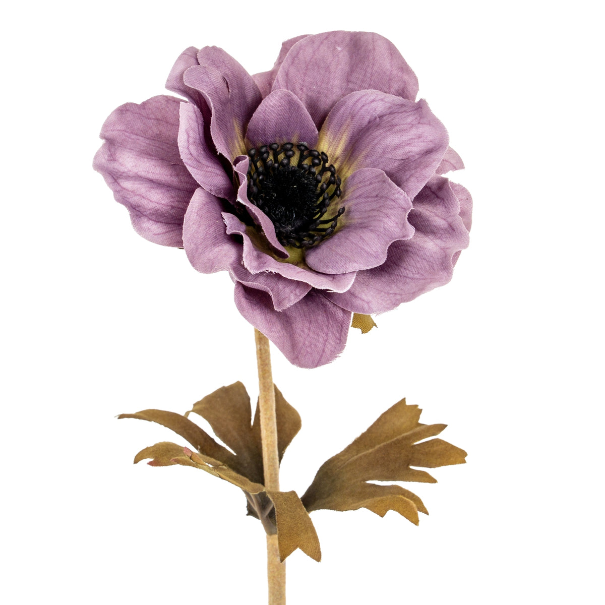 Purple Faux Anemone Stem - PLAINLY DOES IT