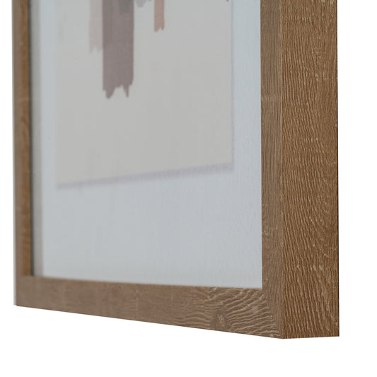 Tydis Art Mounted In Wooden Frame