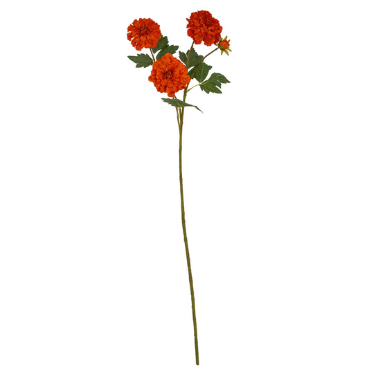 Orange Faux African Marigold Spray - PLAINLY DOES IT