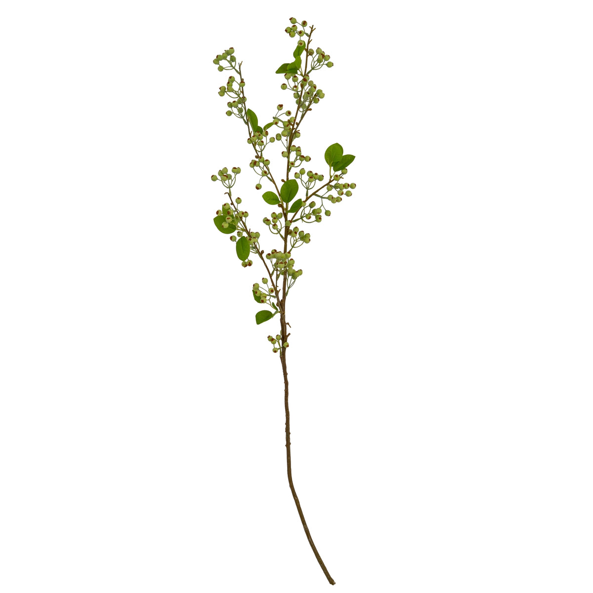 Large Green Faux Mossberry Branch - PLAINLY DOES IT