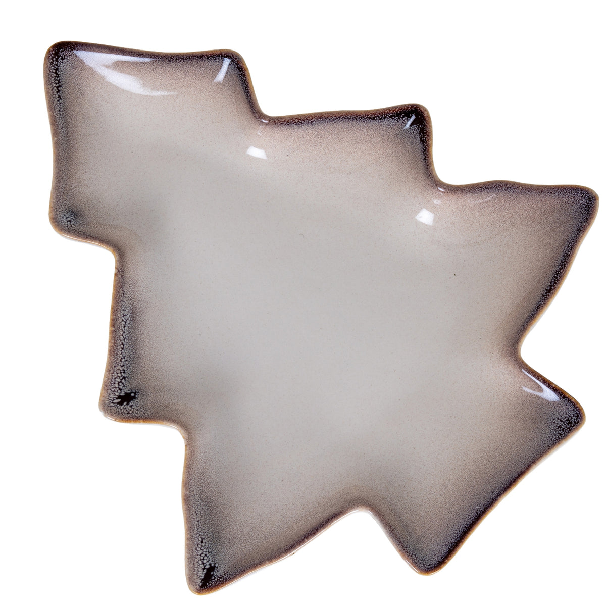 Small Everin White Ceramic Tree Dish