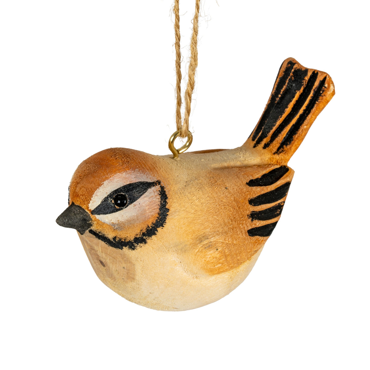 Wooden Tawny Bird Decoration - PLAINLY DOES IT