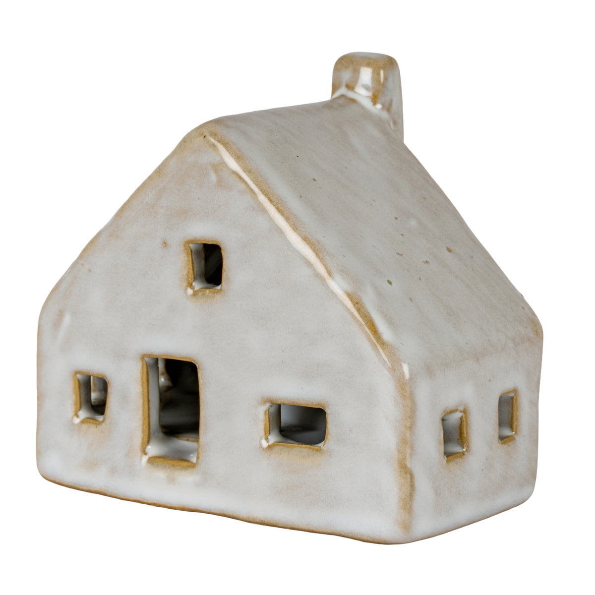 Nook Ceramic Cottage With LED Light - PLAINLY DOES IT