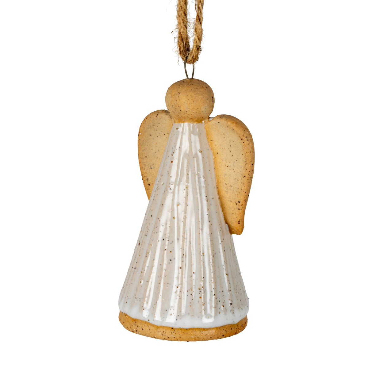 Flurry Angel Ceramic Tree Ornament - PLAINLY DOES IT