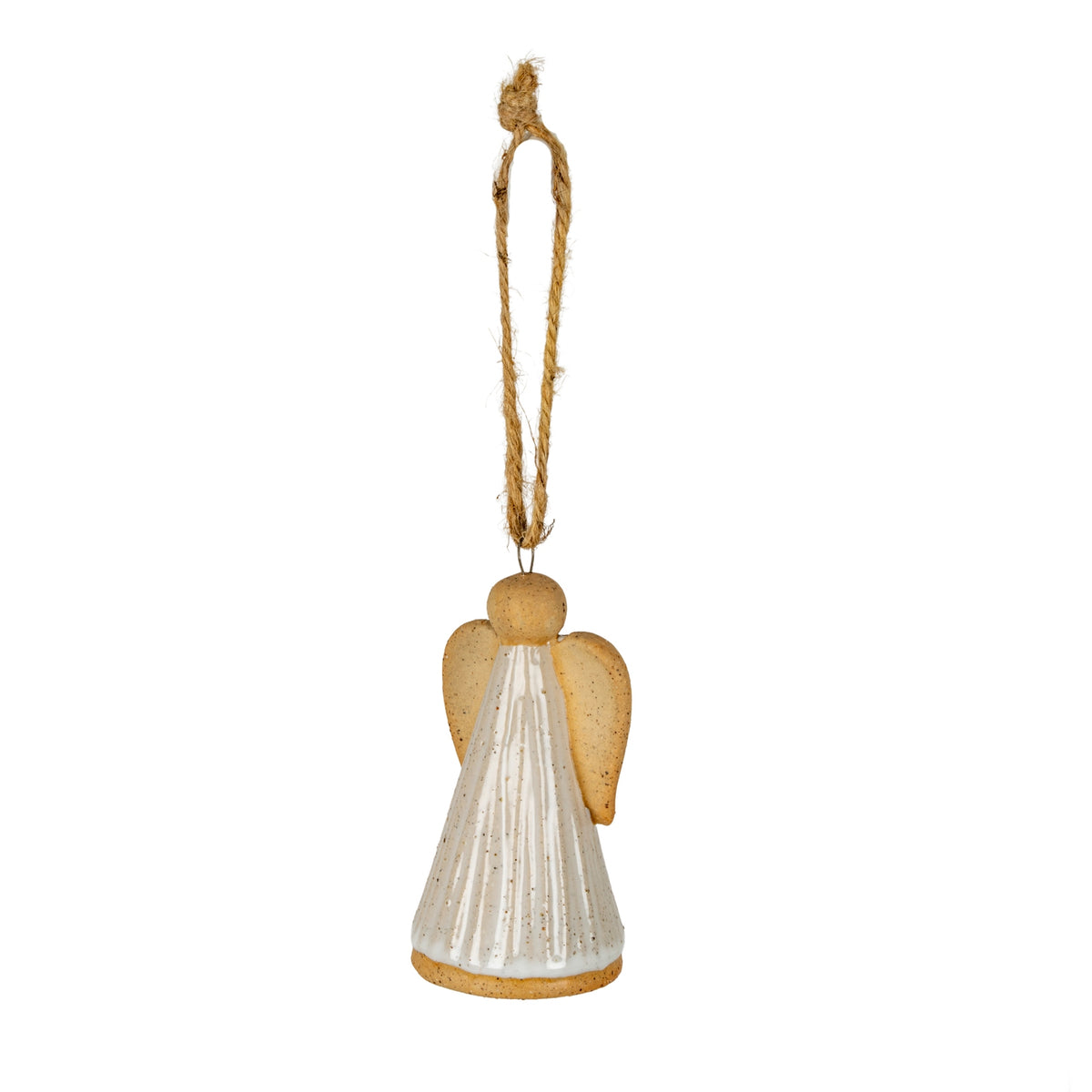 Flurry Angel Ceramic Tree Ornament - PLAINLY DOES IT
