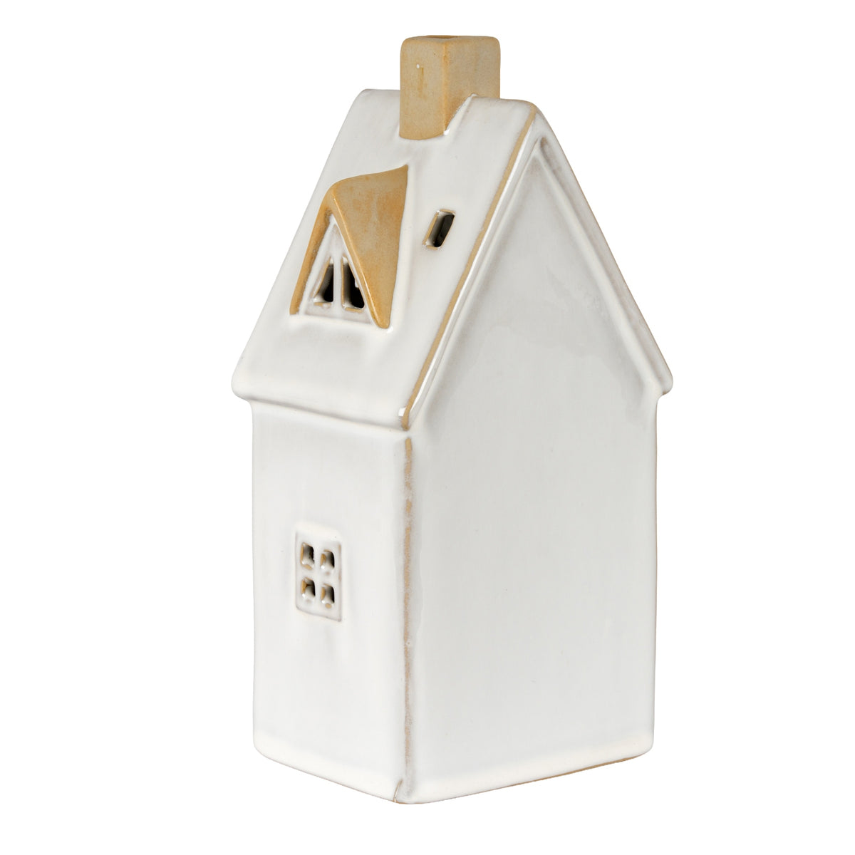Alora Ceramic Large Townhouse With LED Light - PLAINLY DOES IT
