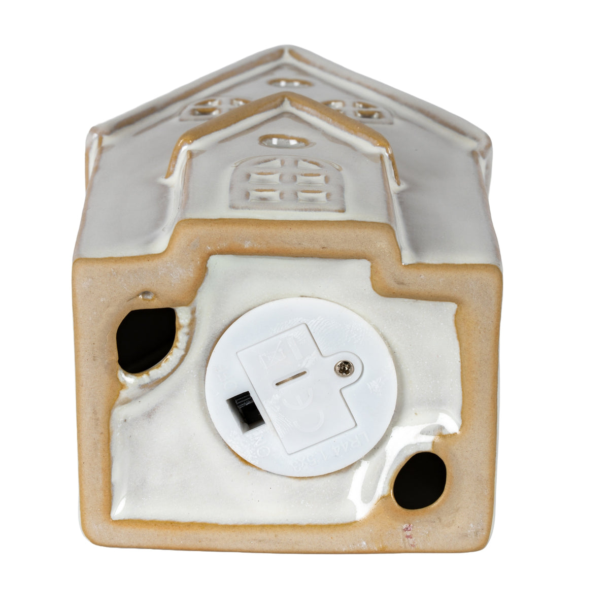 Alora Ceramic Large Townhouse With LED Light - PLAINLY DOES IT
