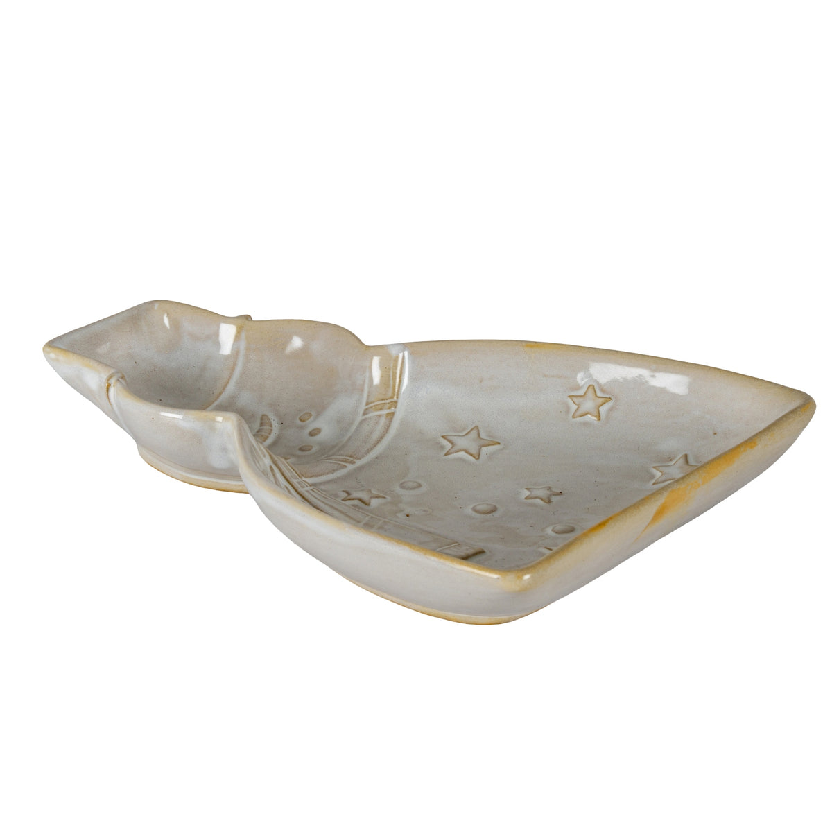 Alora Ceramic Snowman Dish - PLAINLY DOES IT