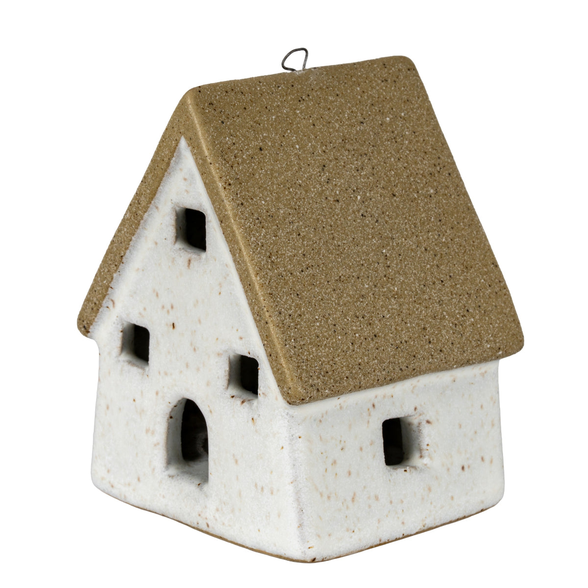 Alora Ceramic Large Town Cottage With LED Lights - PLAINLY DOES IT