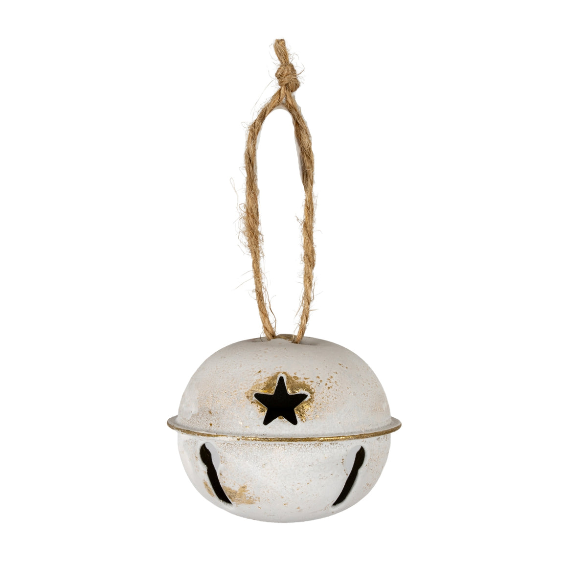 White Metal Nordic Bell Decoration - PLAINLY DOES IT