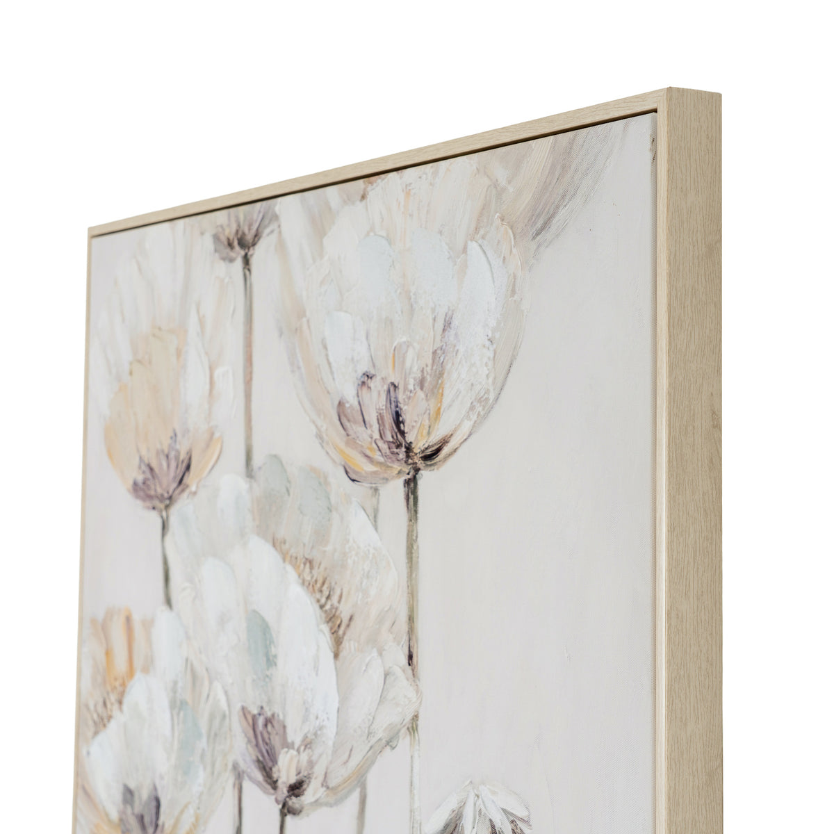 Poppy Meadow Handpainted Canvas in Frame - PLAINLY DOES IT