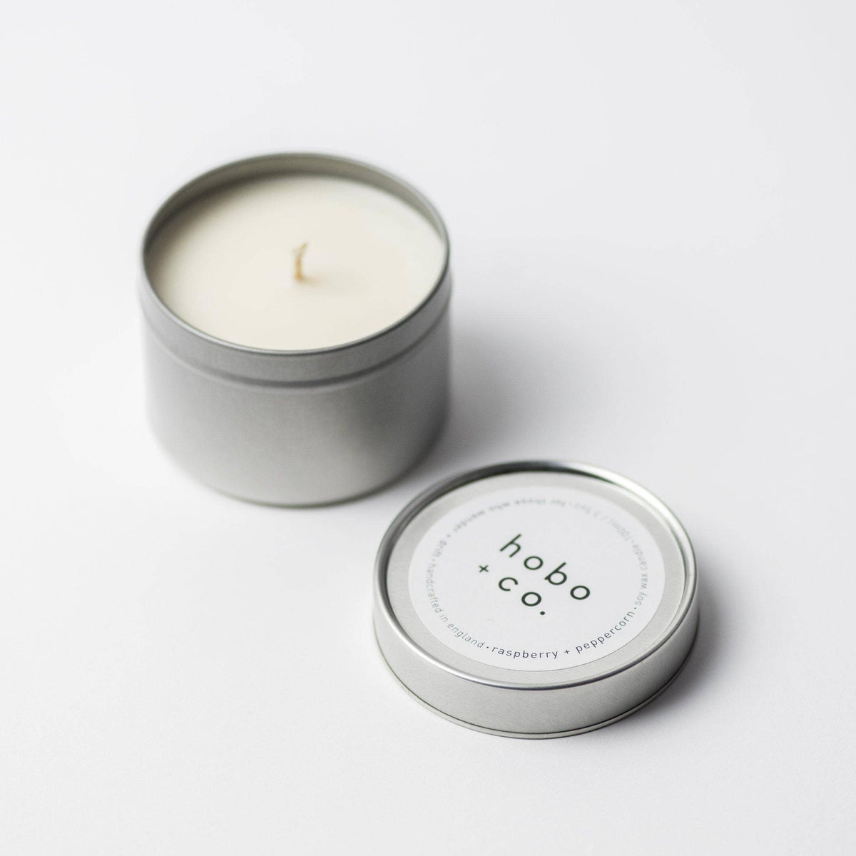 Raspberry & Peppercorn Travel Tin Soy Candle