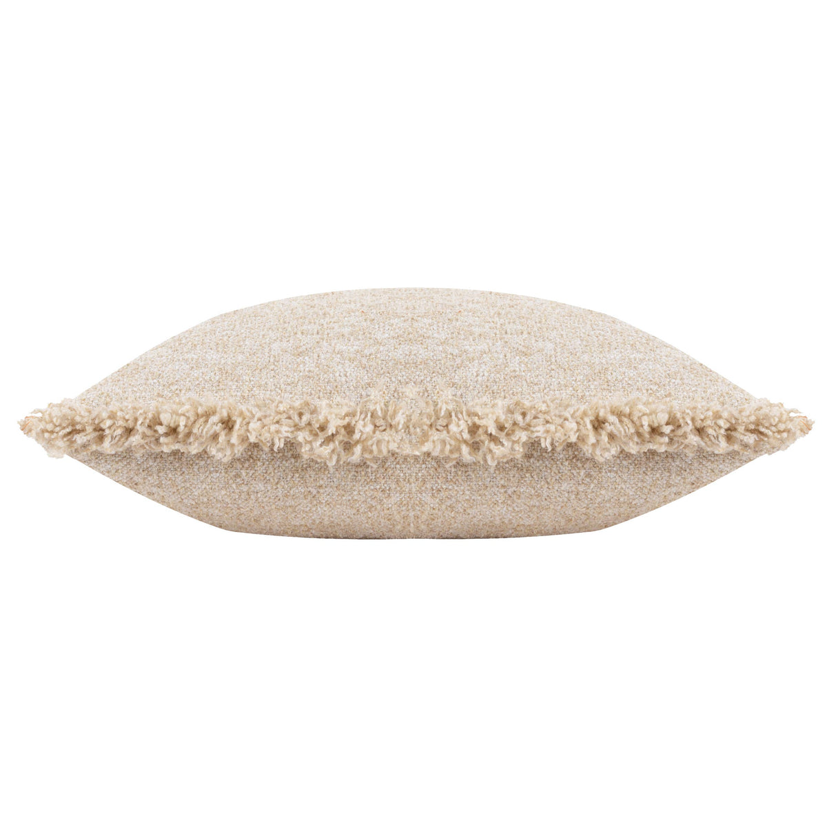 Doze Textured Cushion - Natural, Feather Filled, 40 × 60cm