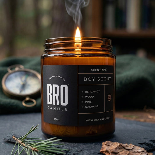 The Boy Scout Campfire & Pine Scented Candle