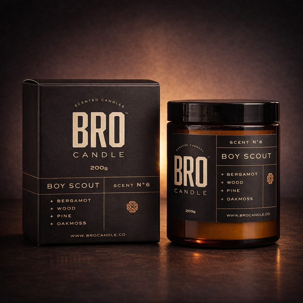The Boy Scout Campfire & Pine Scented Candle