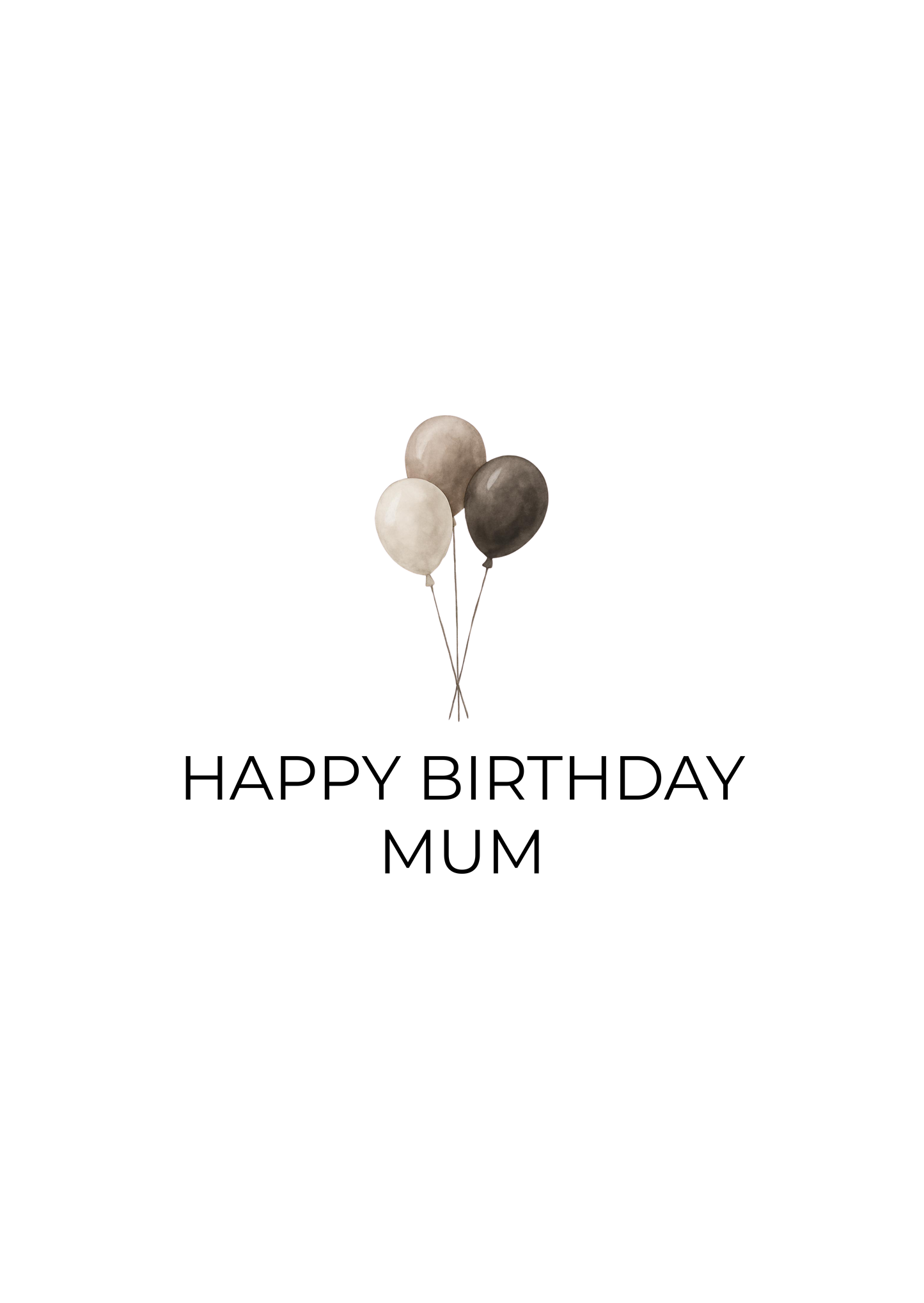 Happy Birthday Mum Card