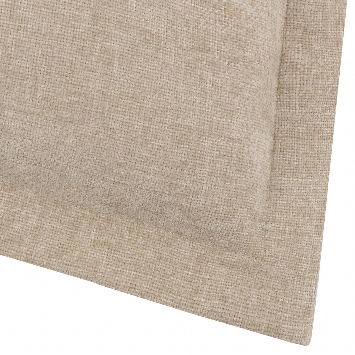 Dune Chenille Cushion - Natural, Feather Filled, 50 × 50cm