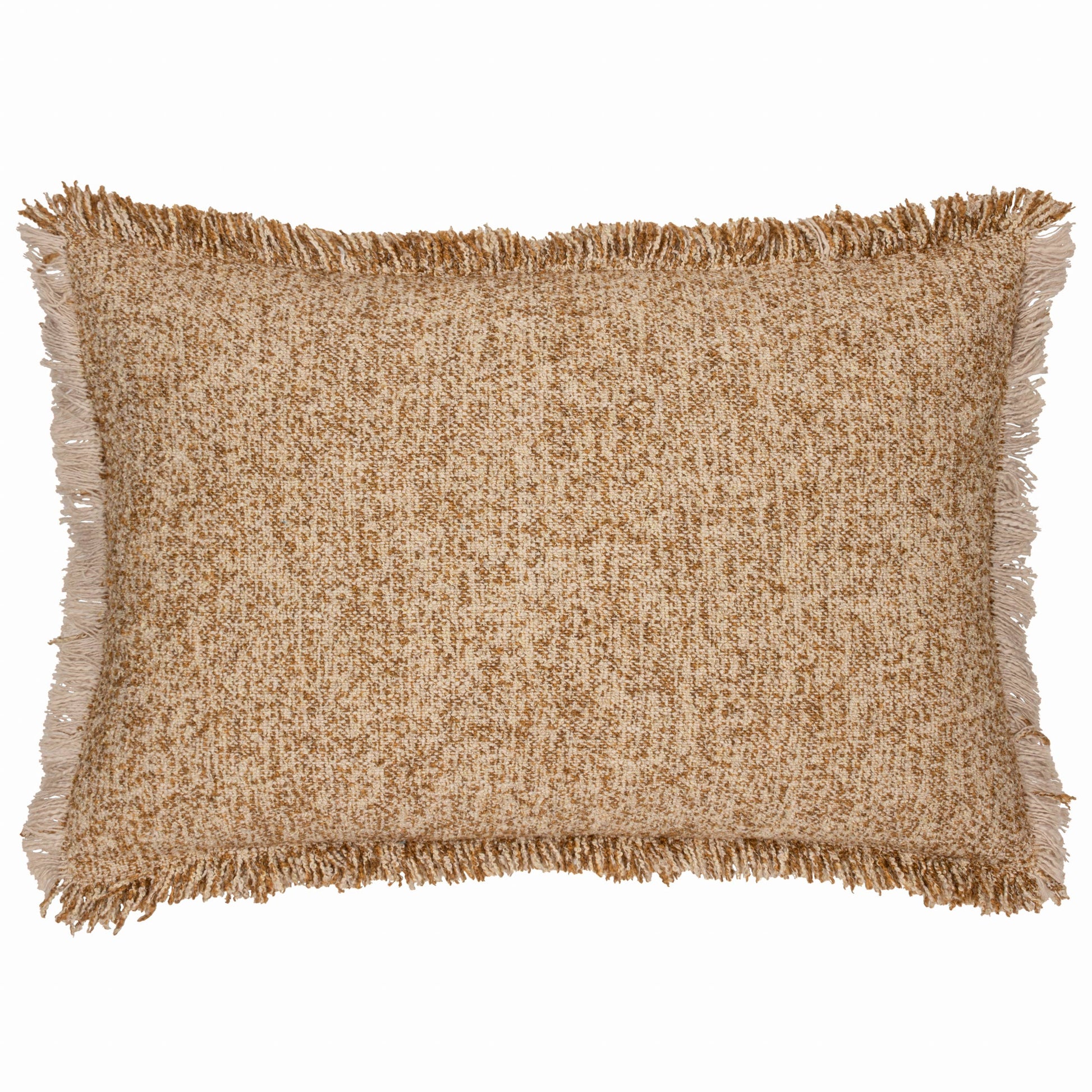 Doze Textured Cushion - Biscuit, Feather Filled, 40 × 60cm
