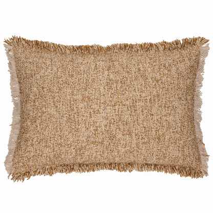 Doze Textured Cushion - Biscuit, Feather Filled, 40 × 60cm