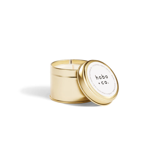 Christmas Frankincense & Myrrh Gold Travel Tin Soy Candle
