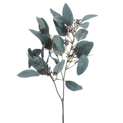 Seeded Faux Eucalyptus Stem, 85cm