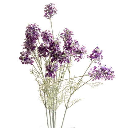 Purple Faux Meadow Flower Stem, 84cm