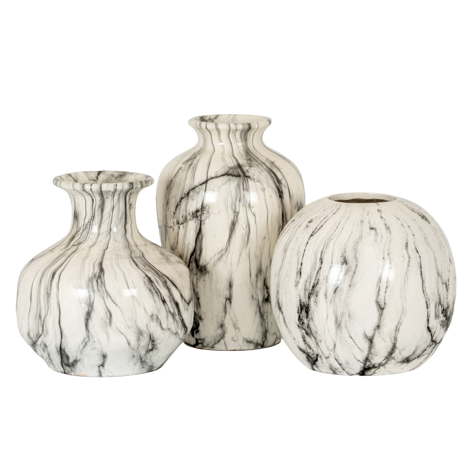 Marble Pudding Vase