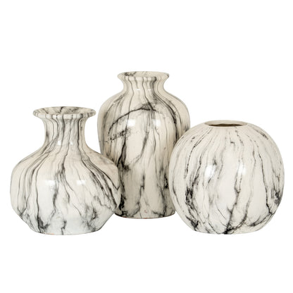 Marble Pudding Vase