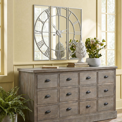 Celina Mirrored Wall Clock