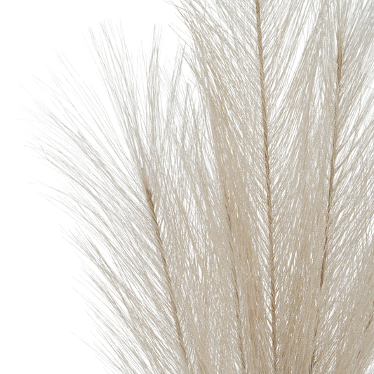 Large Bleached Faux Pampas Grass Stem - PLAINLY DOES IT