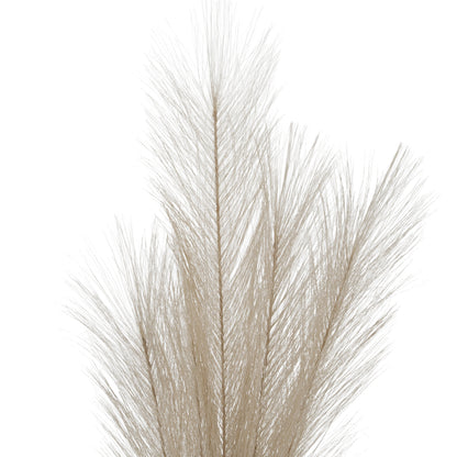 Bleached  Large Faux Pampas Grass Stem