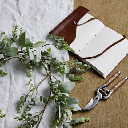 Winter Garland With Eucalyptus And Lambs Ear - PLAINLY DOES IT