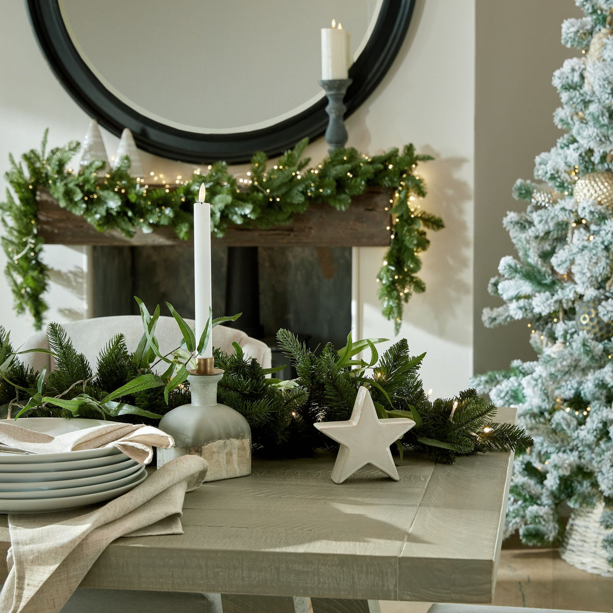 Small Ceramic Standing Star Decoration - PLAINLY DOES IT