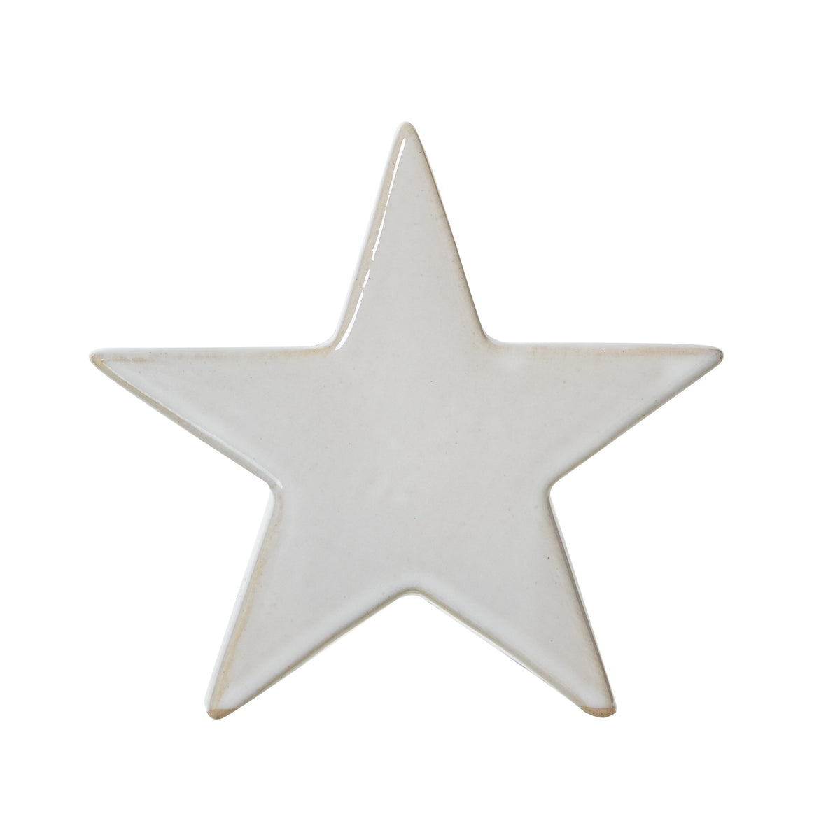 Small Ceramic Standing Star Decoration - PLAINLY DOES IT