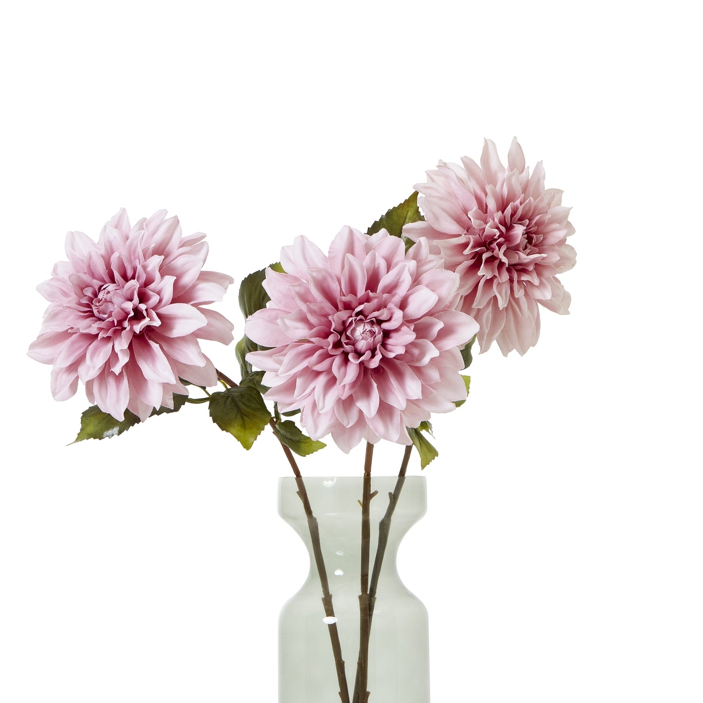 Pink Faux Dahlia Stem, 54cm