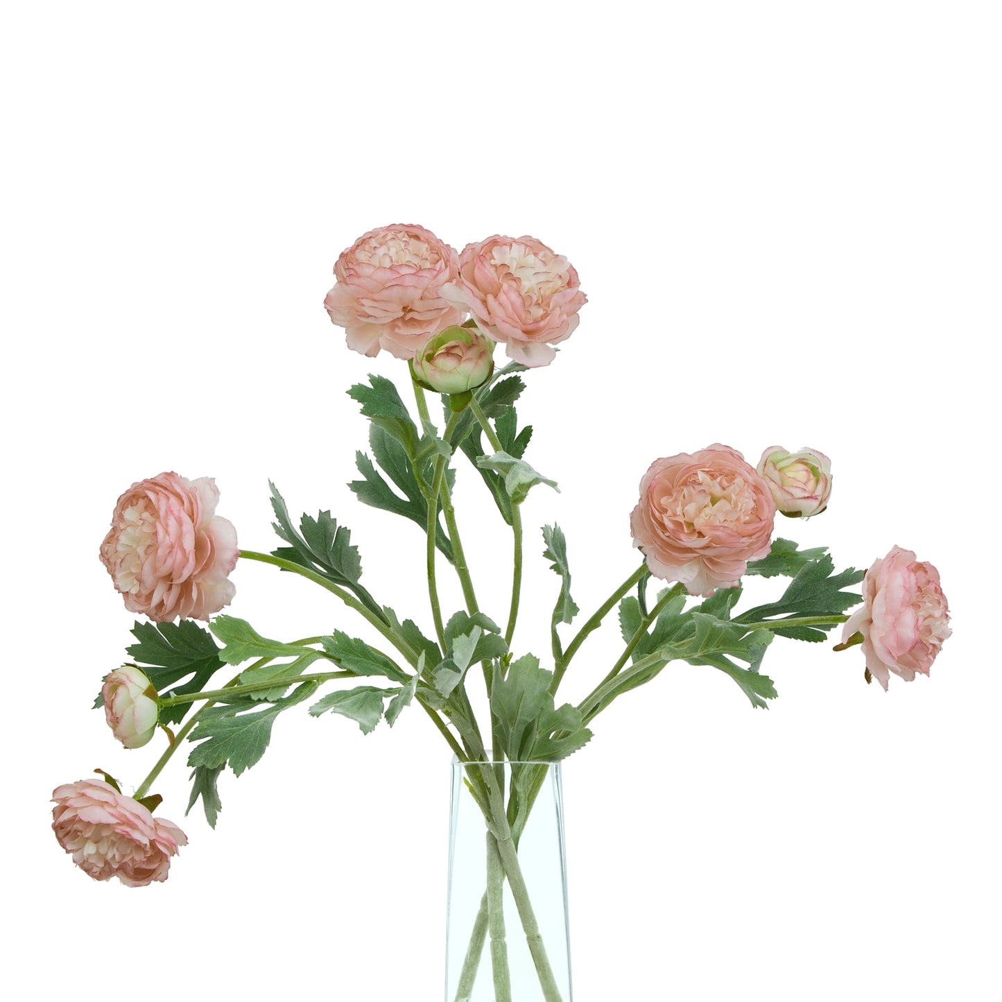 Pink Faux Ranunculus Stem, 50cm