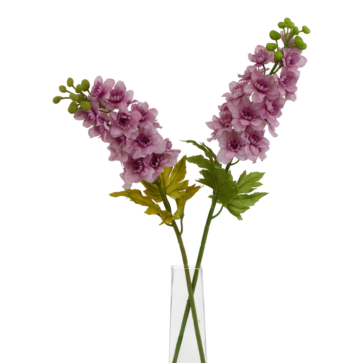 Purple Faux Elatum Delphinium Stem