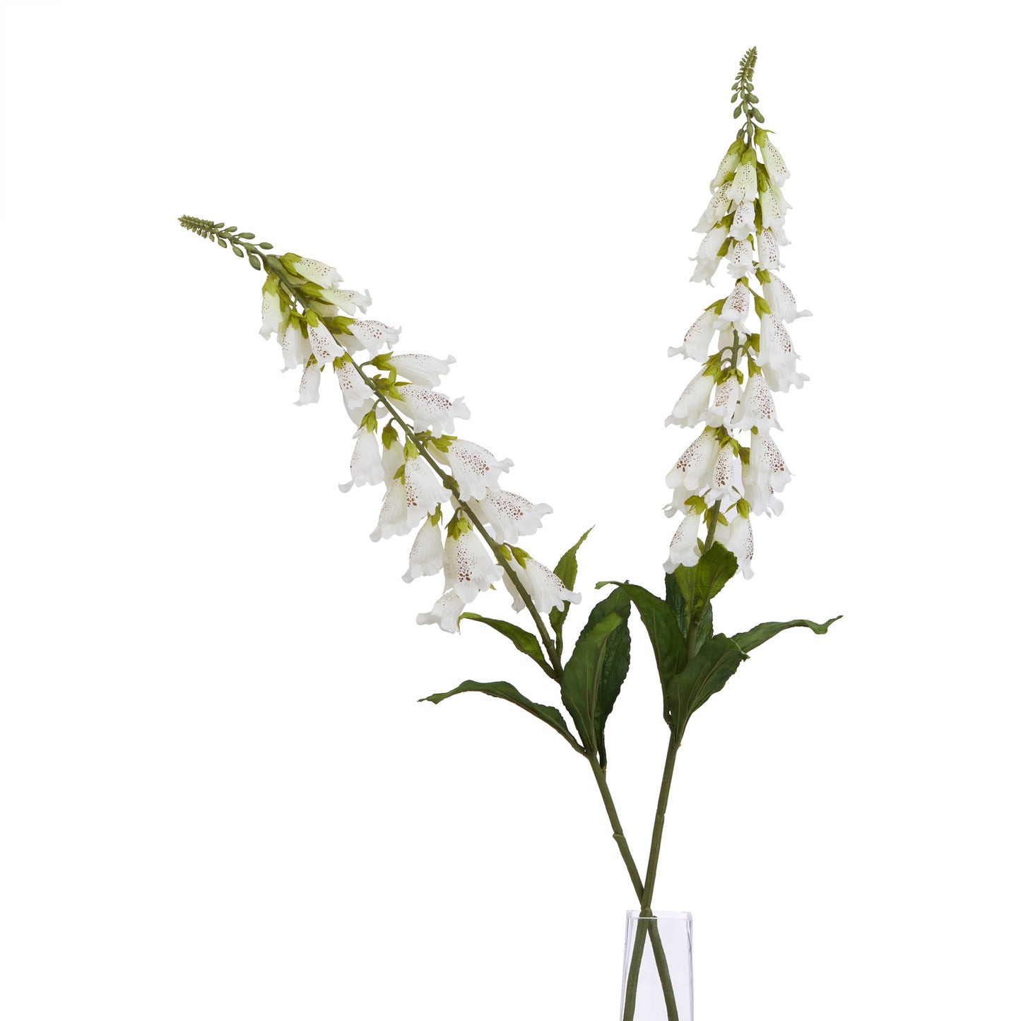 White Faux Foxglove Stem