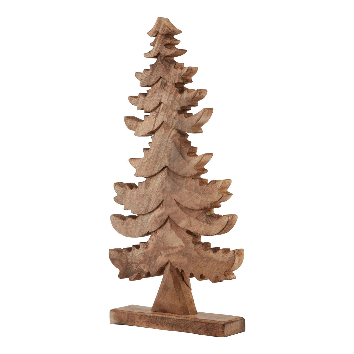 Natural Wooden Large Christmas Tree - PLAINLY DOES IT