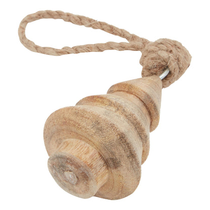 Natural Hand Turned Wooden Tree Bauble - PLAINLY DOES IT