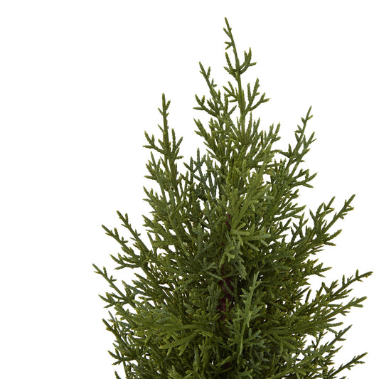 Small Green Fir Tree In Wood Log - PLAINLY DOES IT