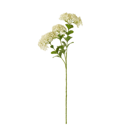 Cream Faux Sedum Spray - PLAINLY DOES IT