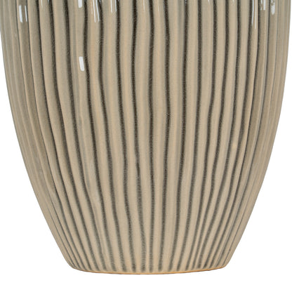 Pallida Collection Large Striped Vase
