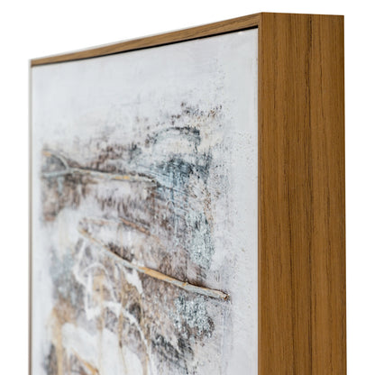 Ethereal Hand Painted Canvas In Frame