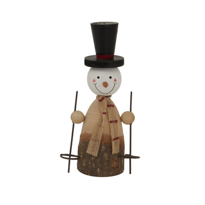 Large Rustic Snowman - PLAINLY DOES IT